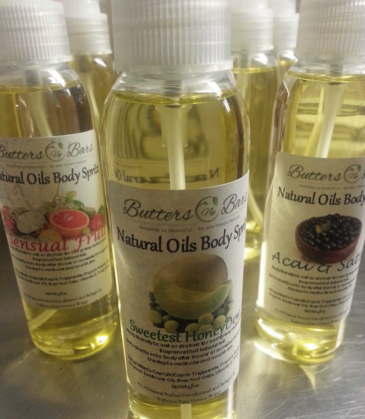 Natural Oils Body Spritzer 4 fl oz